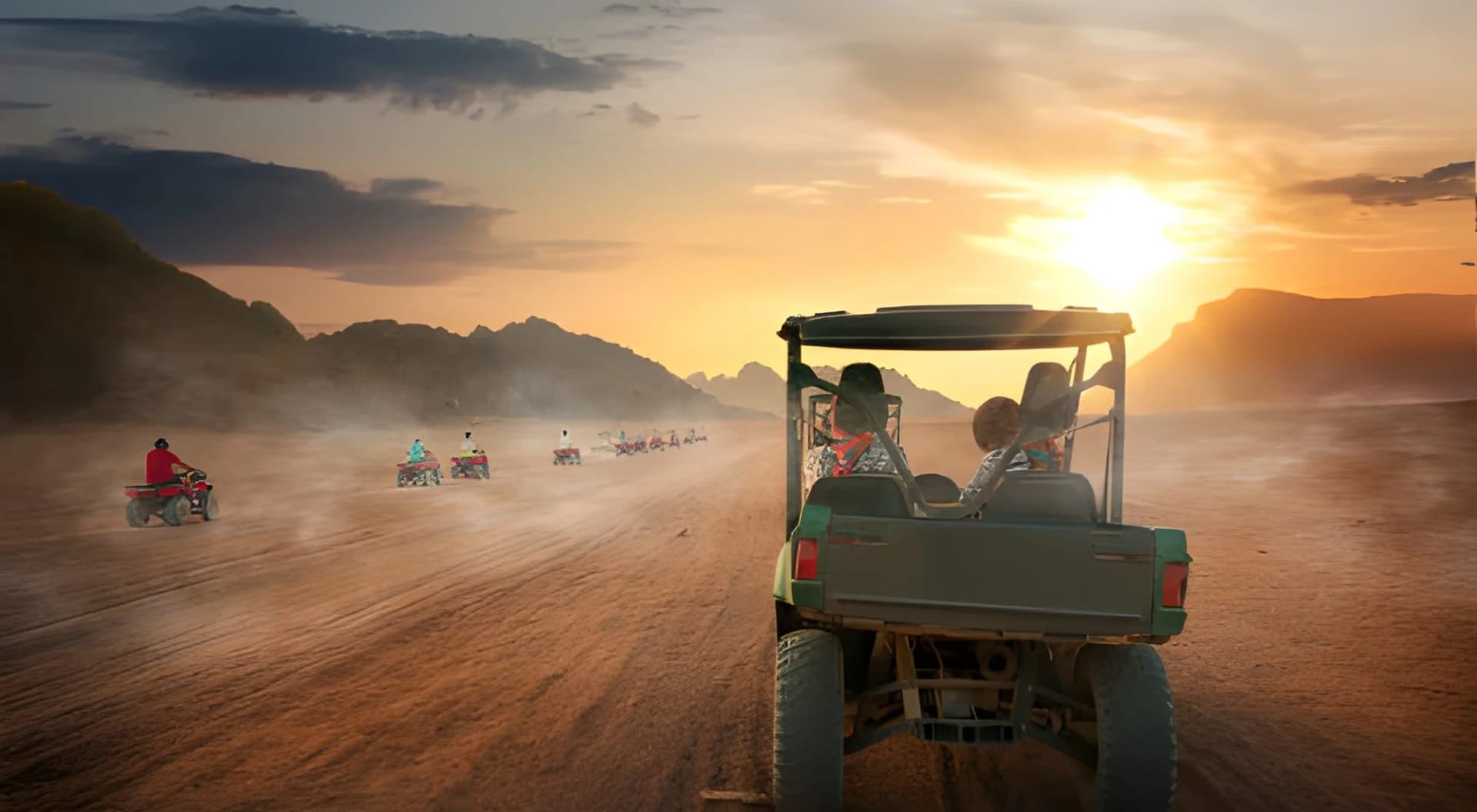 Safari por el desierto de Hurghada en jeep 4x4